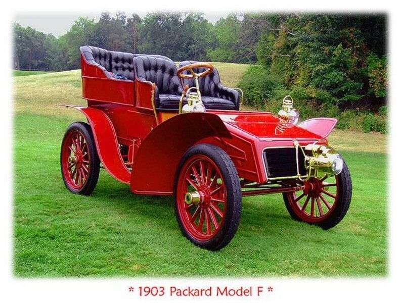 Автомобіль Packard Model F 1903 року випуску пазл онлайн