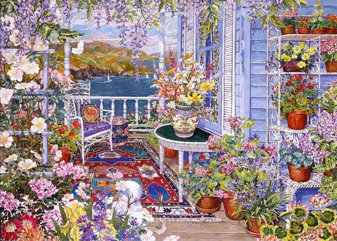 porch plants by the lake online puzzle