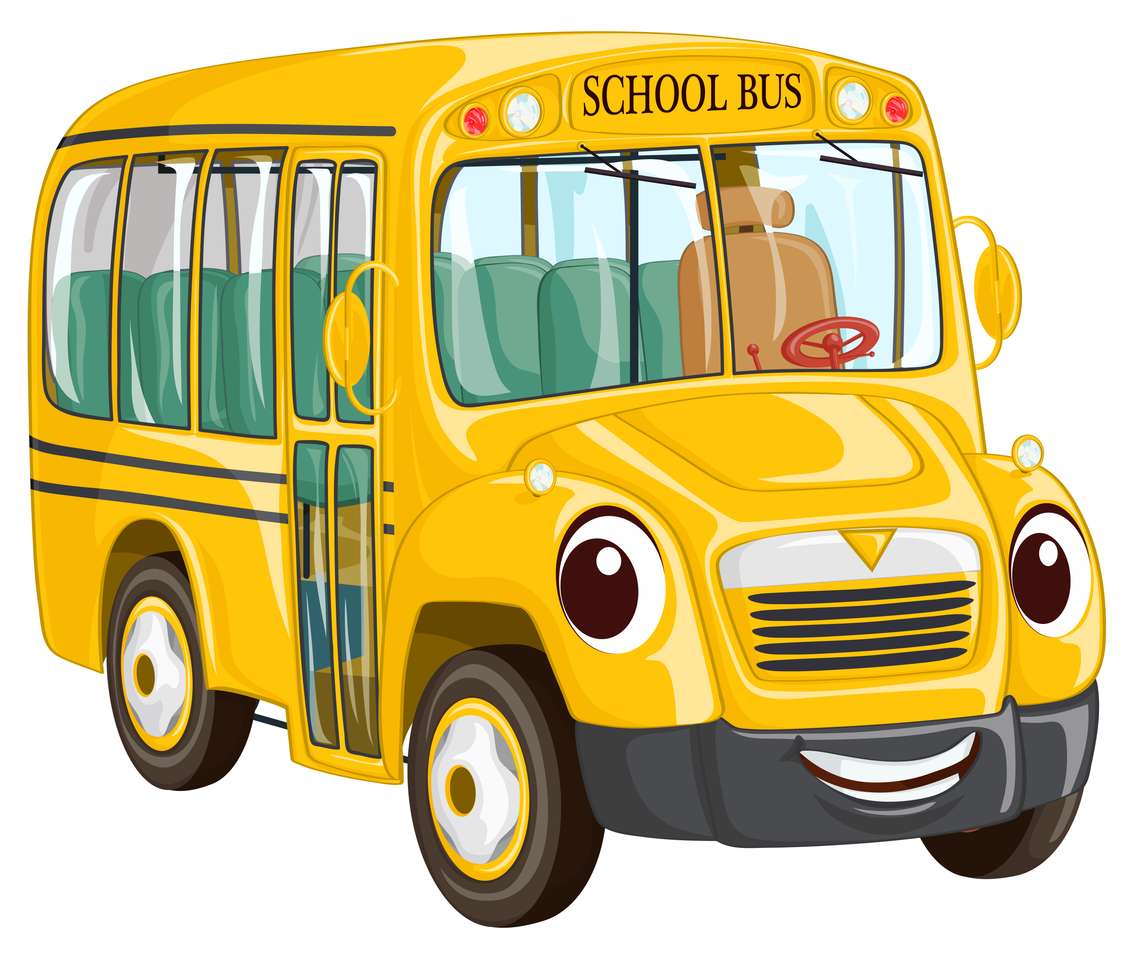 Школьный автобус пазл онлайн