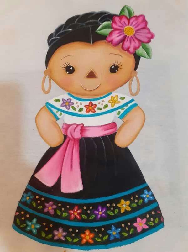 Мексиканска дива кукла №1 онлайн пъзел