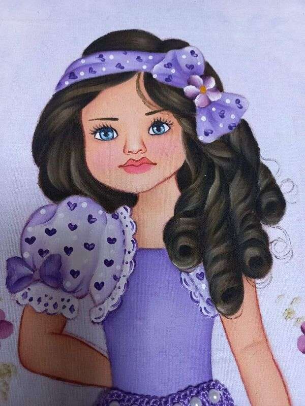vestido lilás menina diva quebra-cabeças online