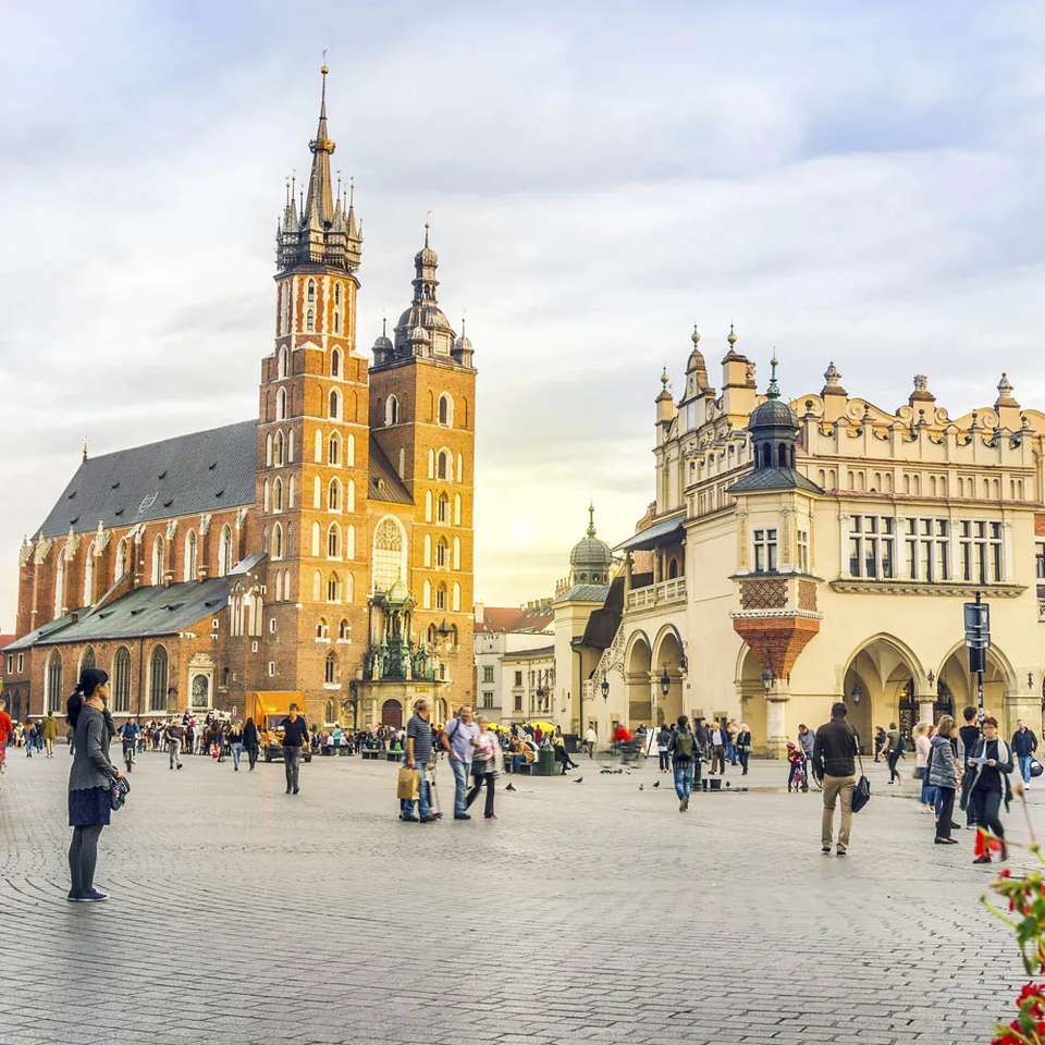 Halle aux draps à Cracovie puzzle en ligne