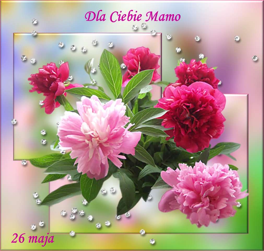 Квіти для мами онлайн пазл