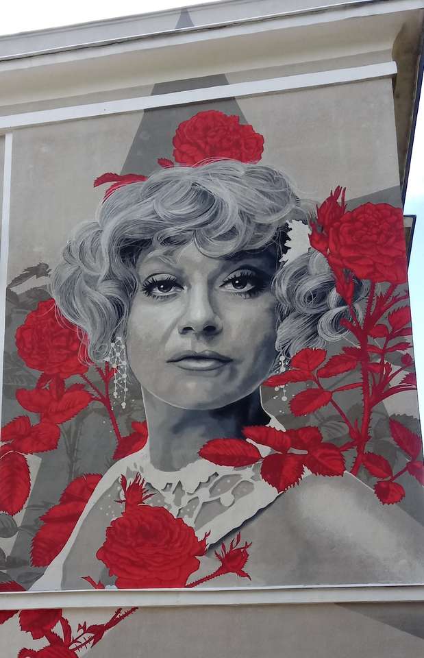 Mural con Krystyna Sienkiewicz rompecabezas en línea