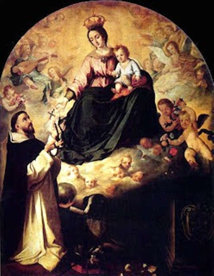 Santo Domingo de Guzmán and Our Lady online puzzle