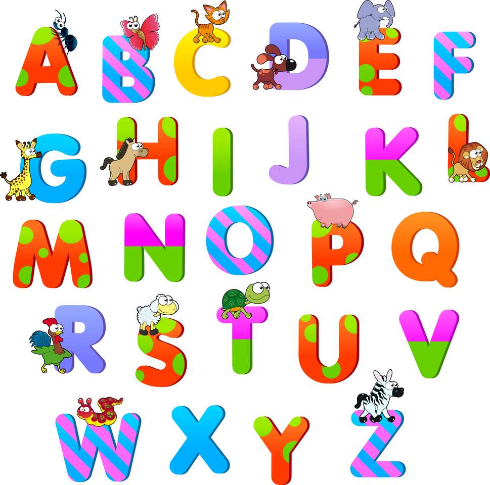 abeceda skládačky online