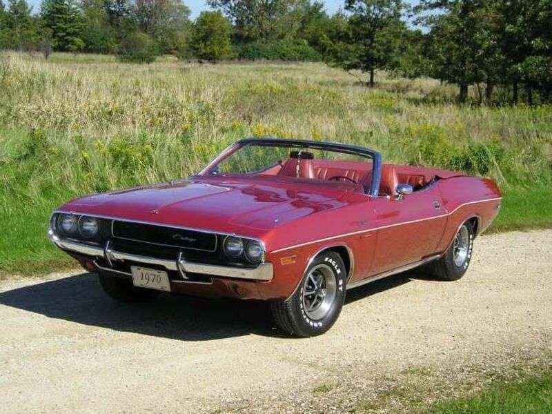 Car Dodge Challenger Convertible Year 1970 online puzzle