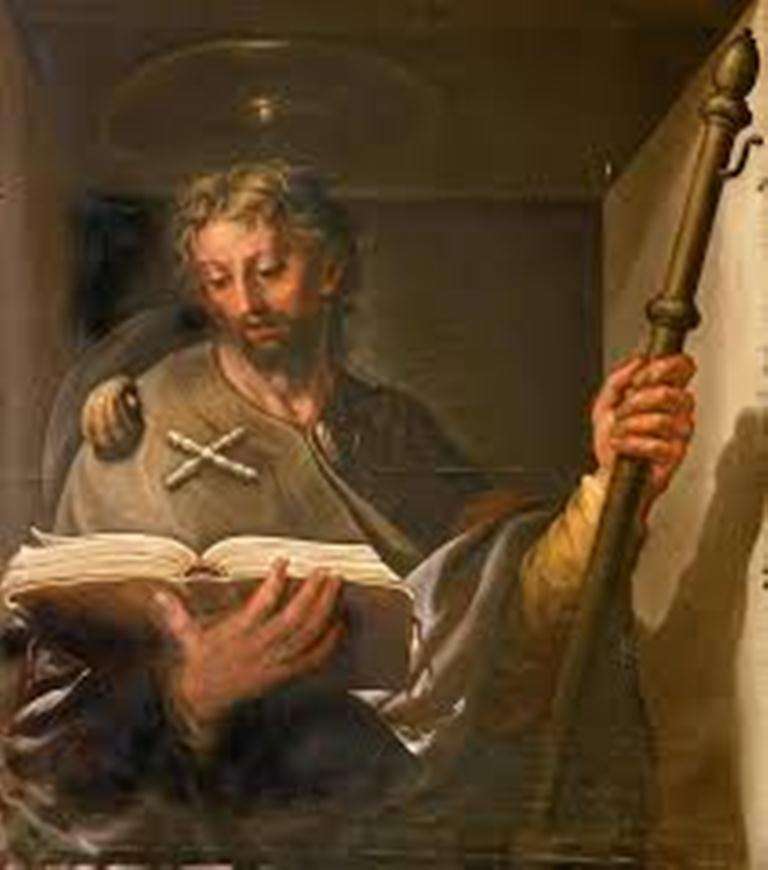 Aposteln Sankt Jakob den Större pussel på nätet