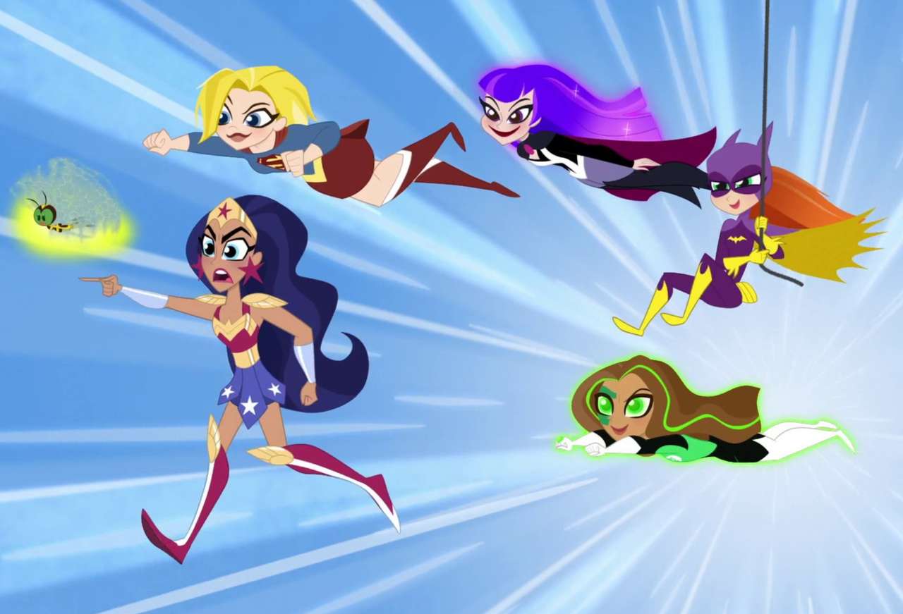 Dc szuperhős lányok! ❤️❤️❤️❤️❤️ online puzzle