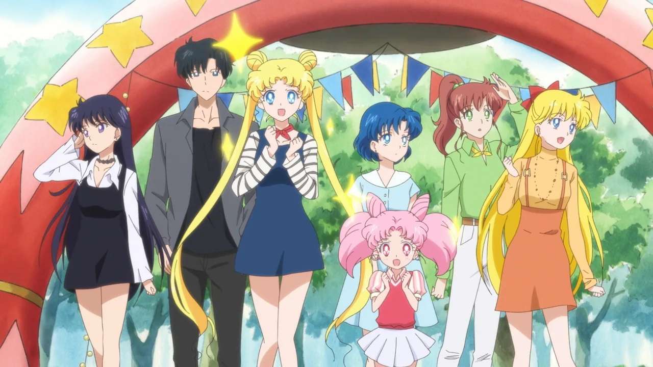 SAILOR MOON CRYSTAL FAMILY online παζλ