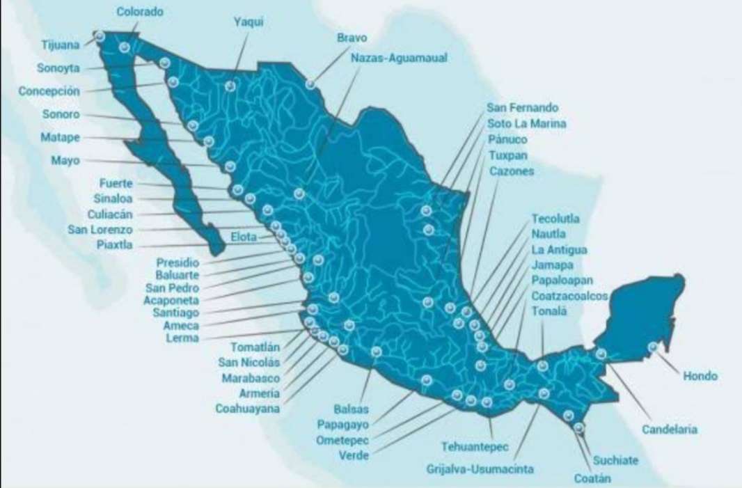 Реките на Мексико онлайн пъзел