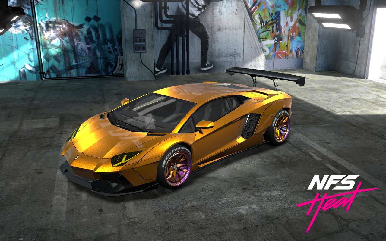 Lamborghini Aventador pussel på nätet