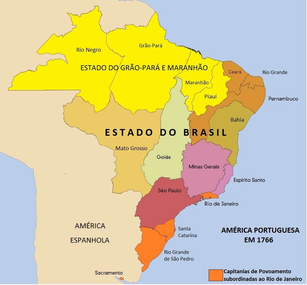 Brasil colonial rompecabezas en línea