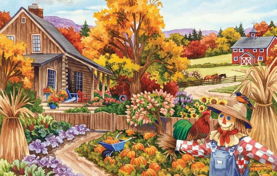 Casa Country sells pumpkins jigsaw puzzle online