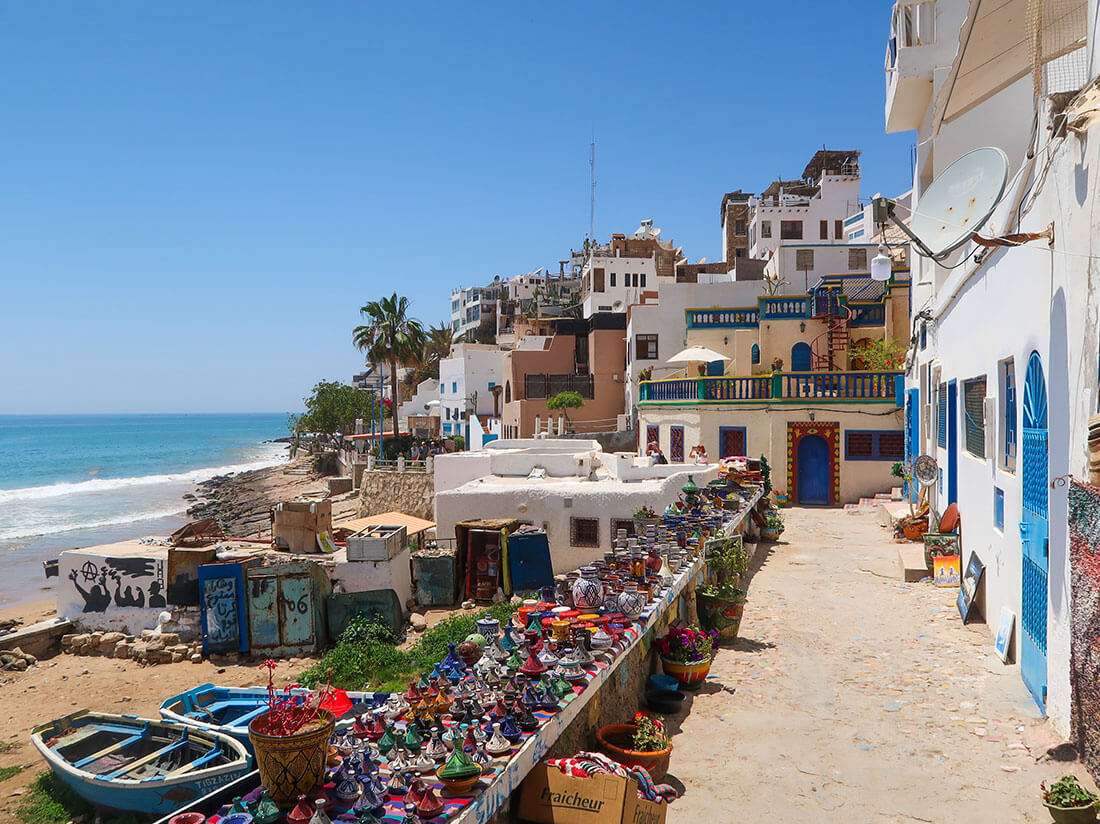 Ein Dorf in Marokko Online-Puzzle