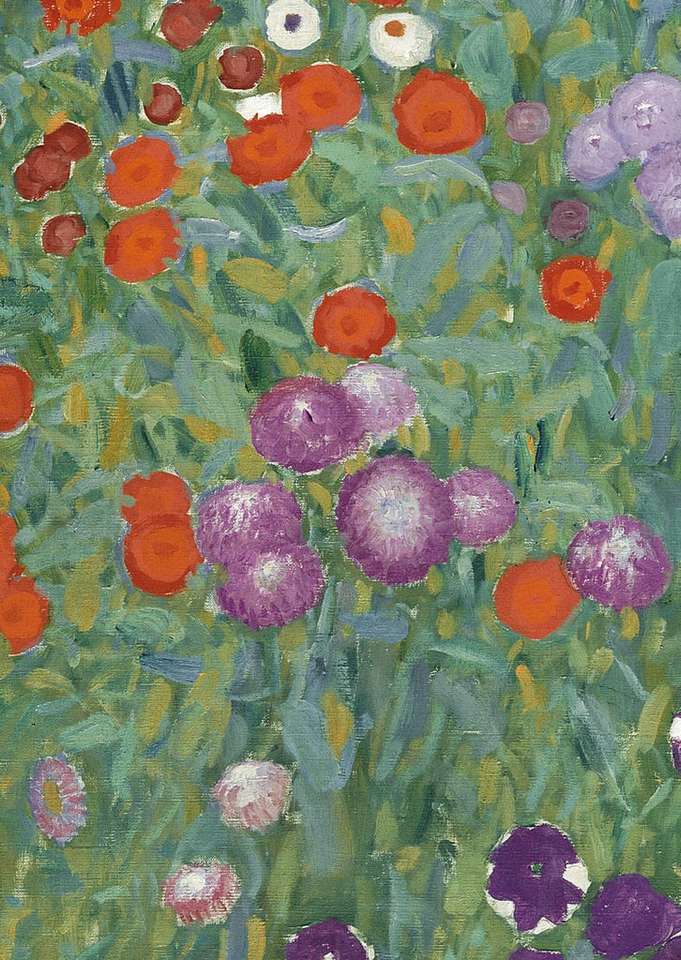 Jardín de flores (G Klimt) rompecabezas en línea
