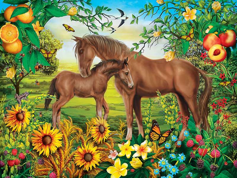 calul și poneiul lui puzzle online