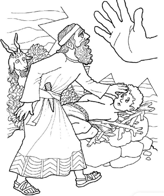 ABRAHAM a jeho syn skládačky online