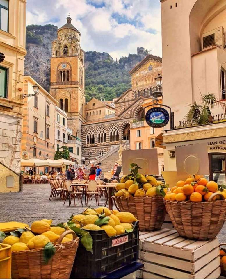 Citrony a pomeranče v Itálii online puzzle