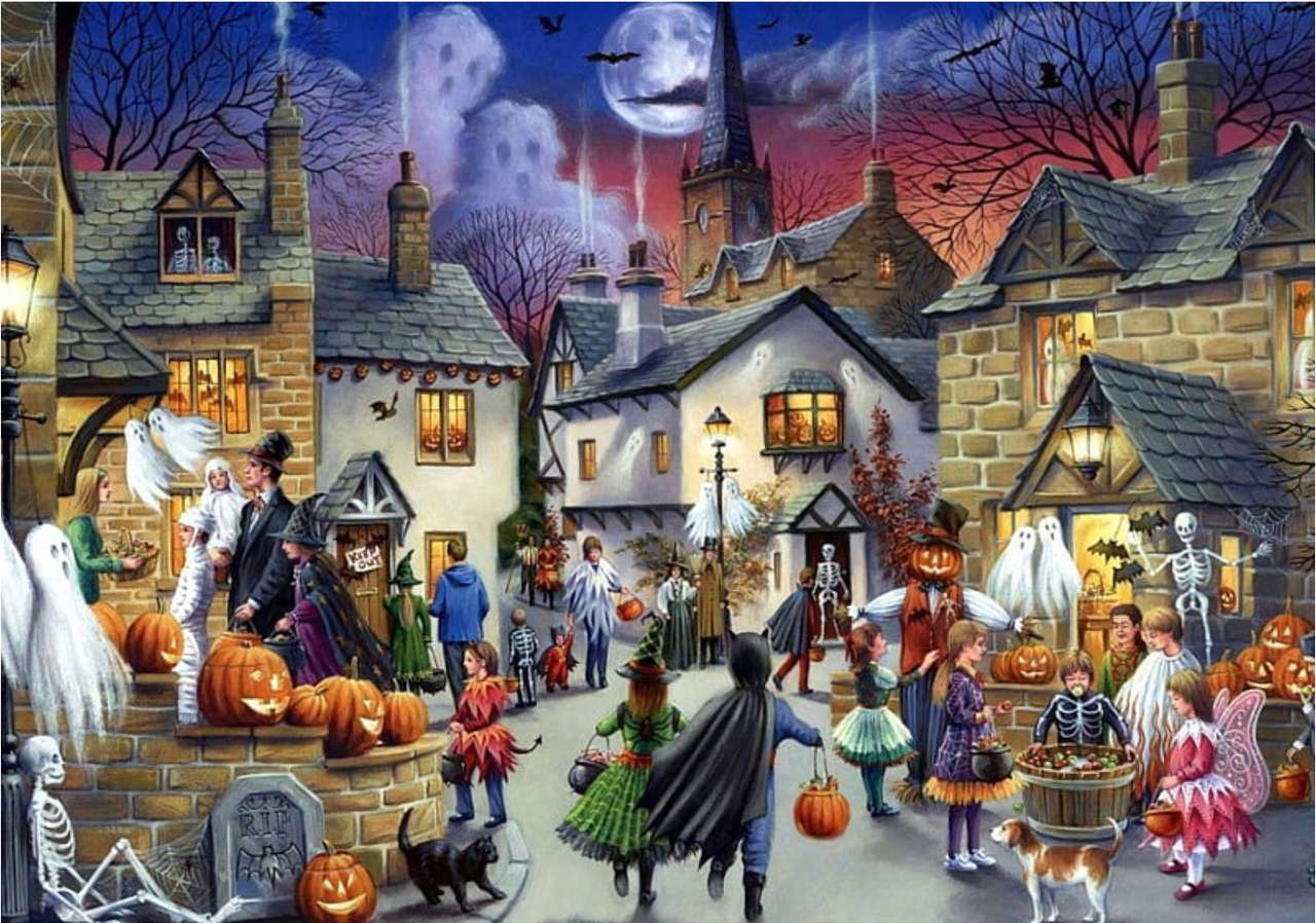 Noite de Halloween quebra-cabeças online
