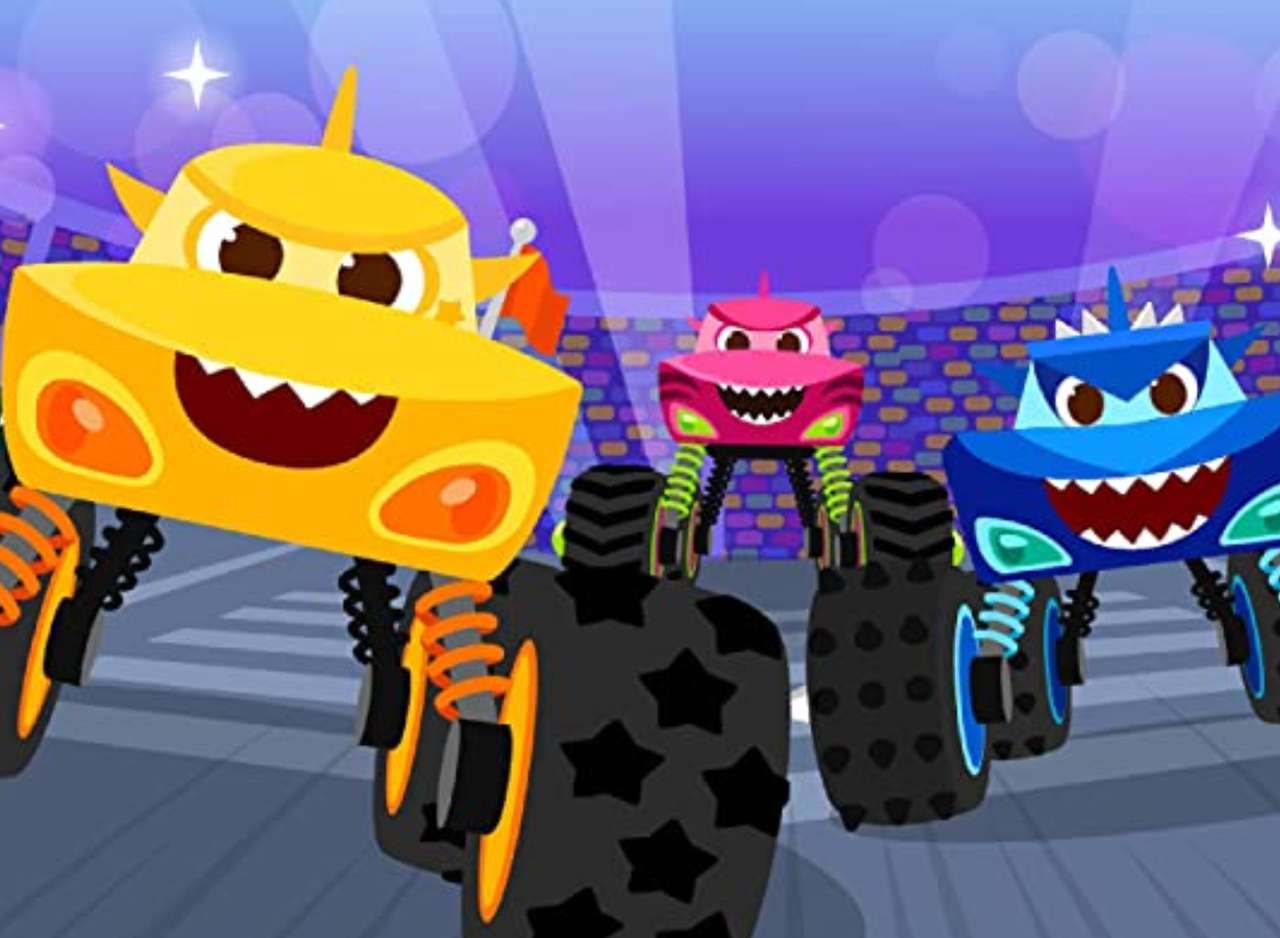 Baby-Hai-Monster-Truck Puzzlespiel online