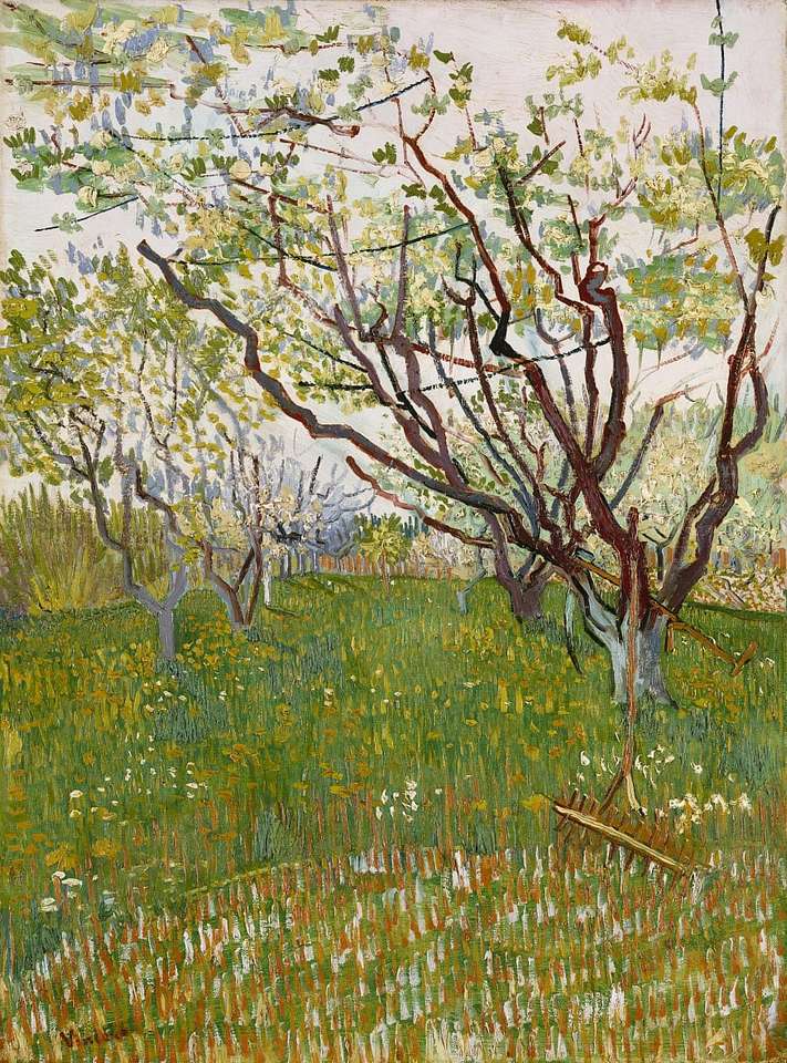 Orchard in bloom (van Gogh) jigsaw puzzle online