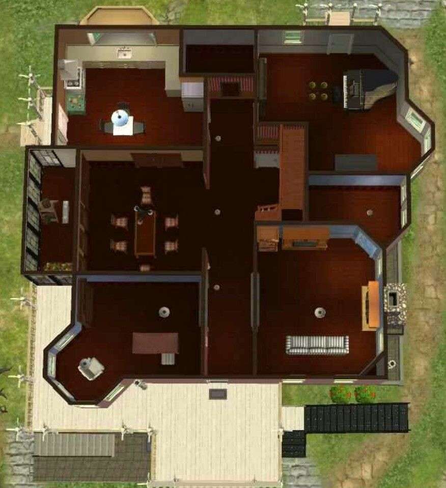 Mappa della casa di Caroline puzzle online