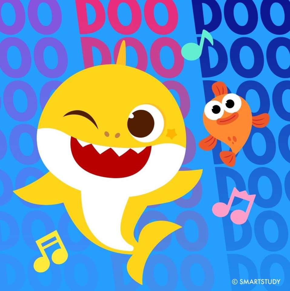 Dança com o bebê tubarão! ❤️❤️❤️❤️ puzzle online