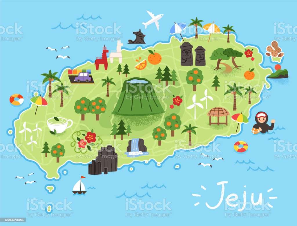 Île de Jeju. puzzle en ligne