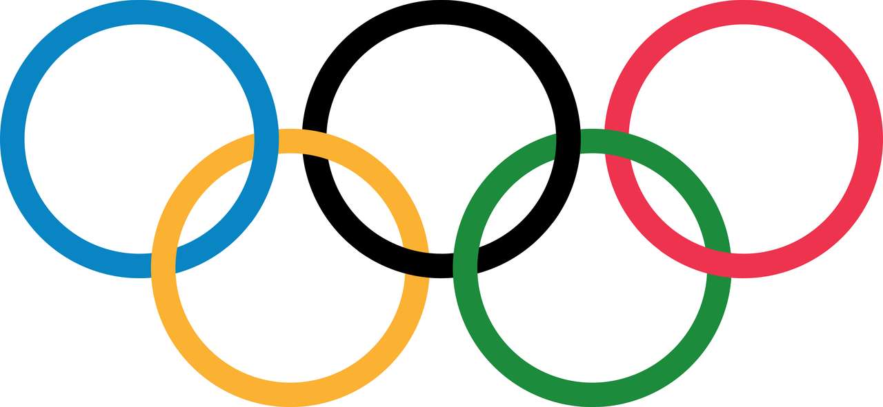 オリンピックのロゴ オンラインパズル