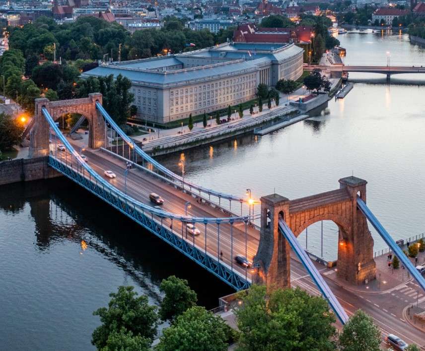 Мост Грунвалд онлайн пъзел