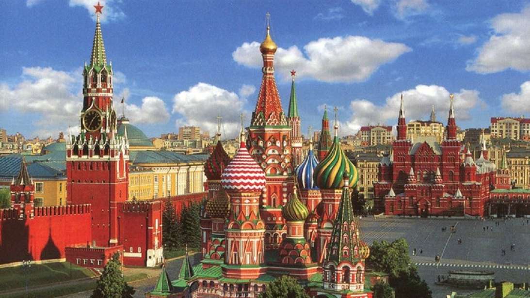Moskva - Kreml pussel på nätet