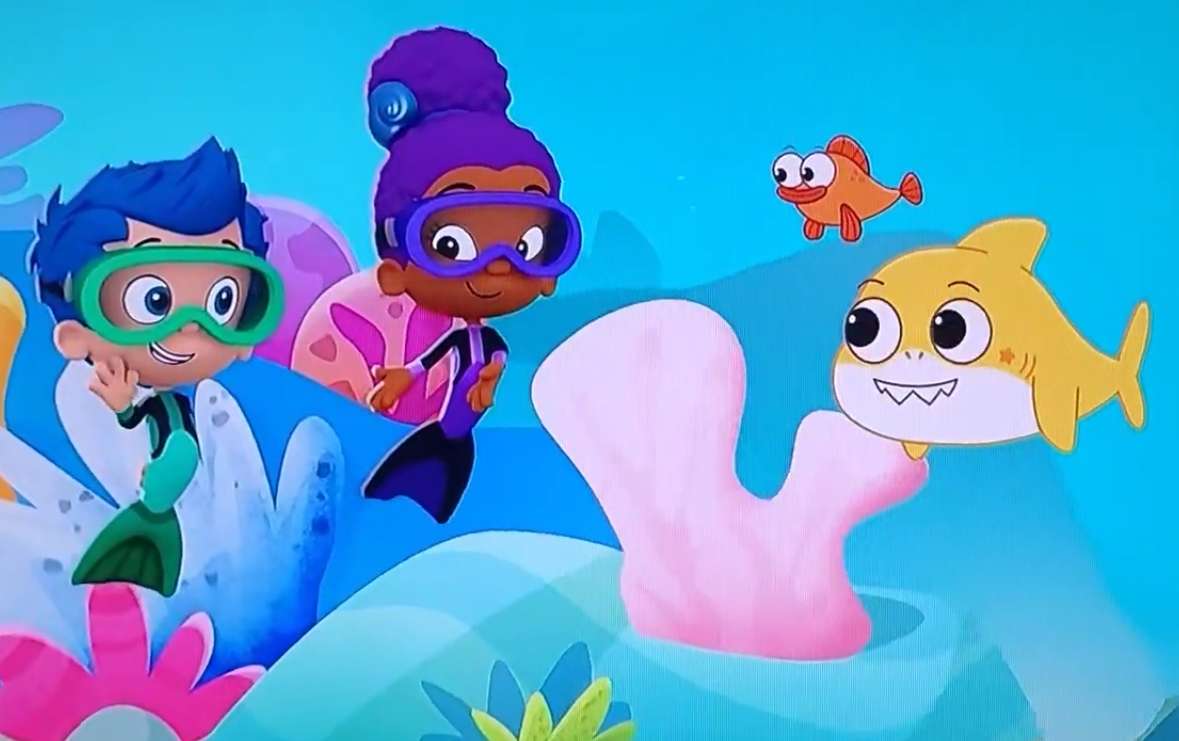 Bubble Guppies se setkají s Baby Shark a Williamem skládačky online