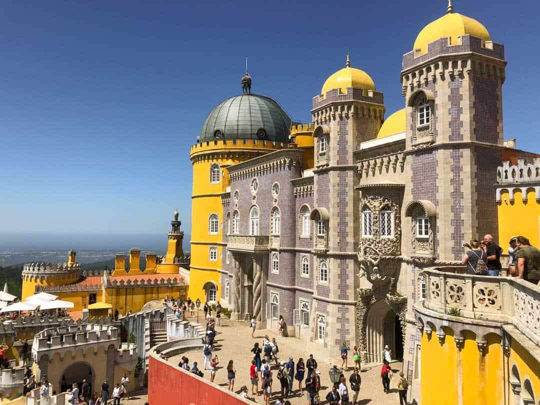 Palácio da Pena- um monumento em Sintra. quebra-cabeças online
