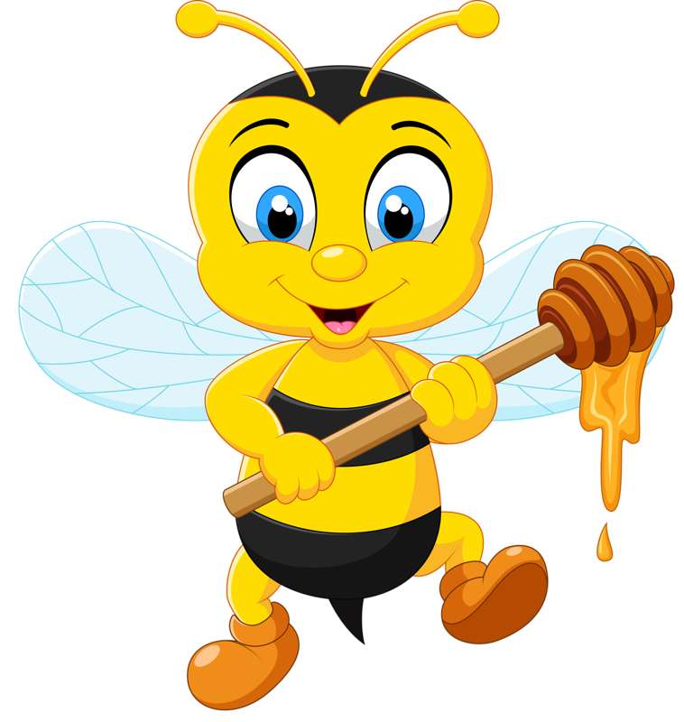 abeja con nomnre rompecabezas en línea