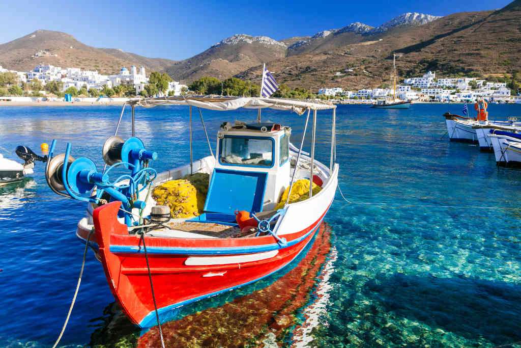 Fiskebåtar i Frankrike på Cote d'Azur Pussel online