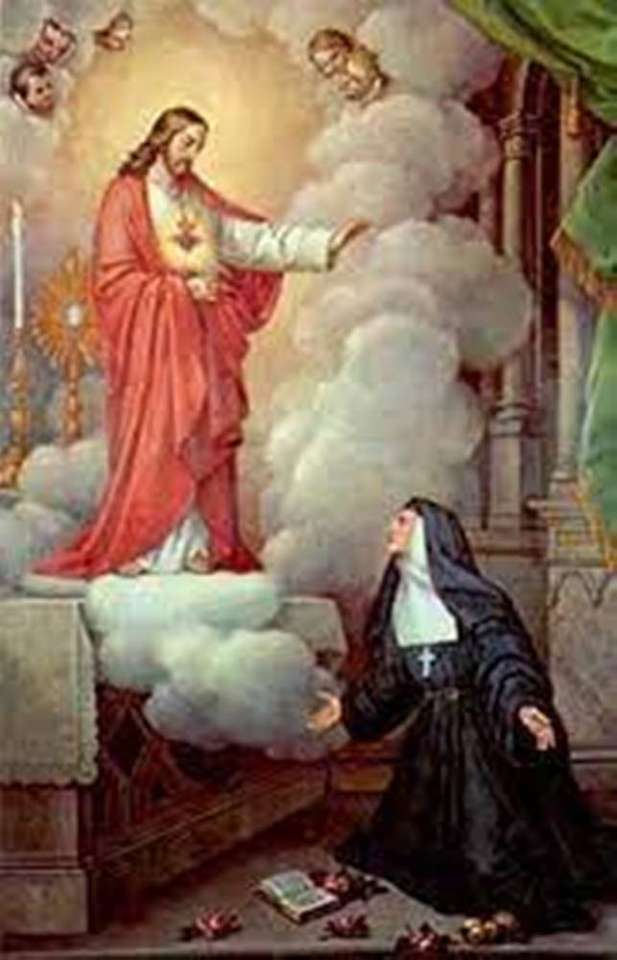 Света Маргарита Мария от Алакок онлайн пъзел