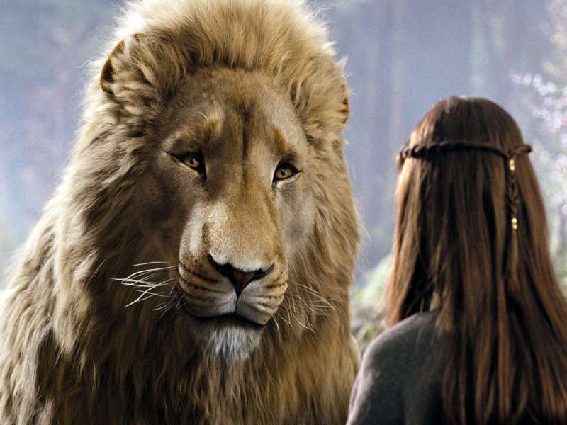 Opowieści z Narnii lew Online-Puzzle