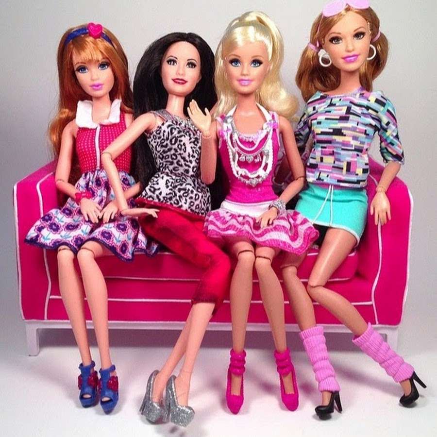 Barbie poppen legpuzzel online