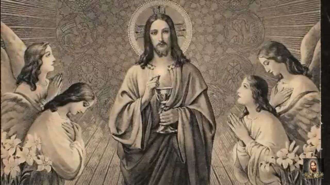 Jesus älskad av änglar pussel på nätet