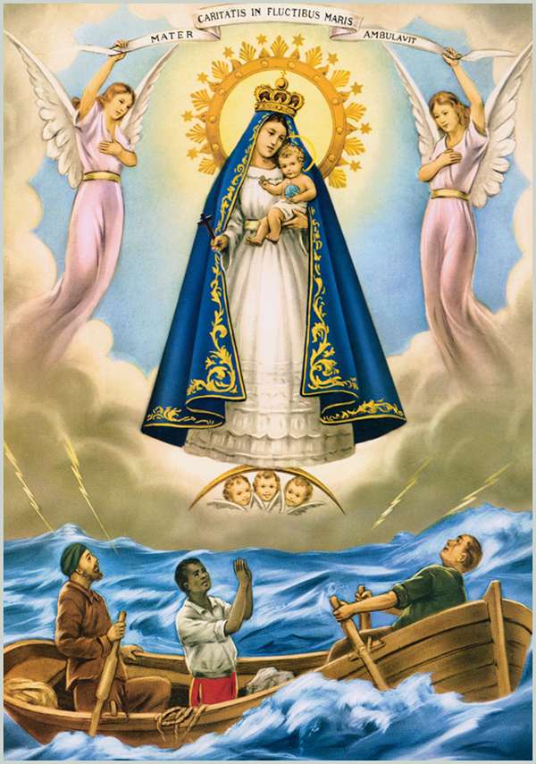 Богородица на Милосърдието от Мед онлайн пъзел