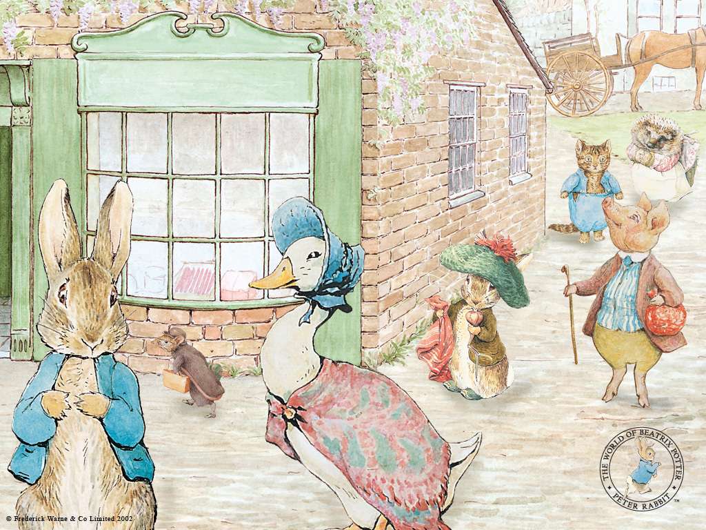 Beatrix Potter illusztráció online puzzle