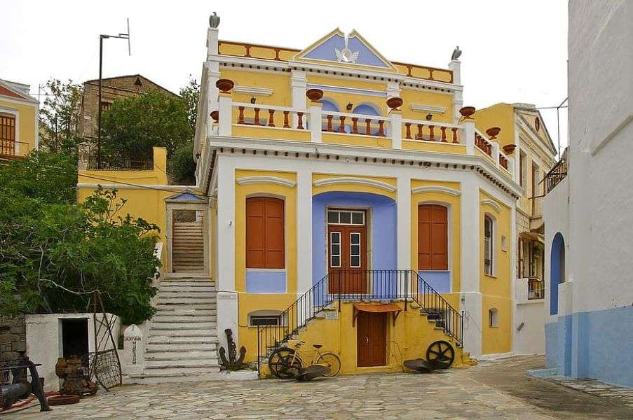 Гръцки остров Сими онлайн пъзел
