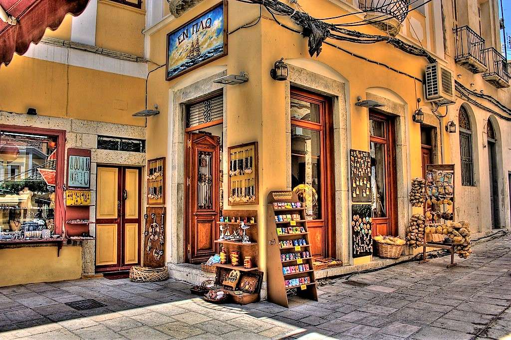 Grekiska ön Symi Pussel online