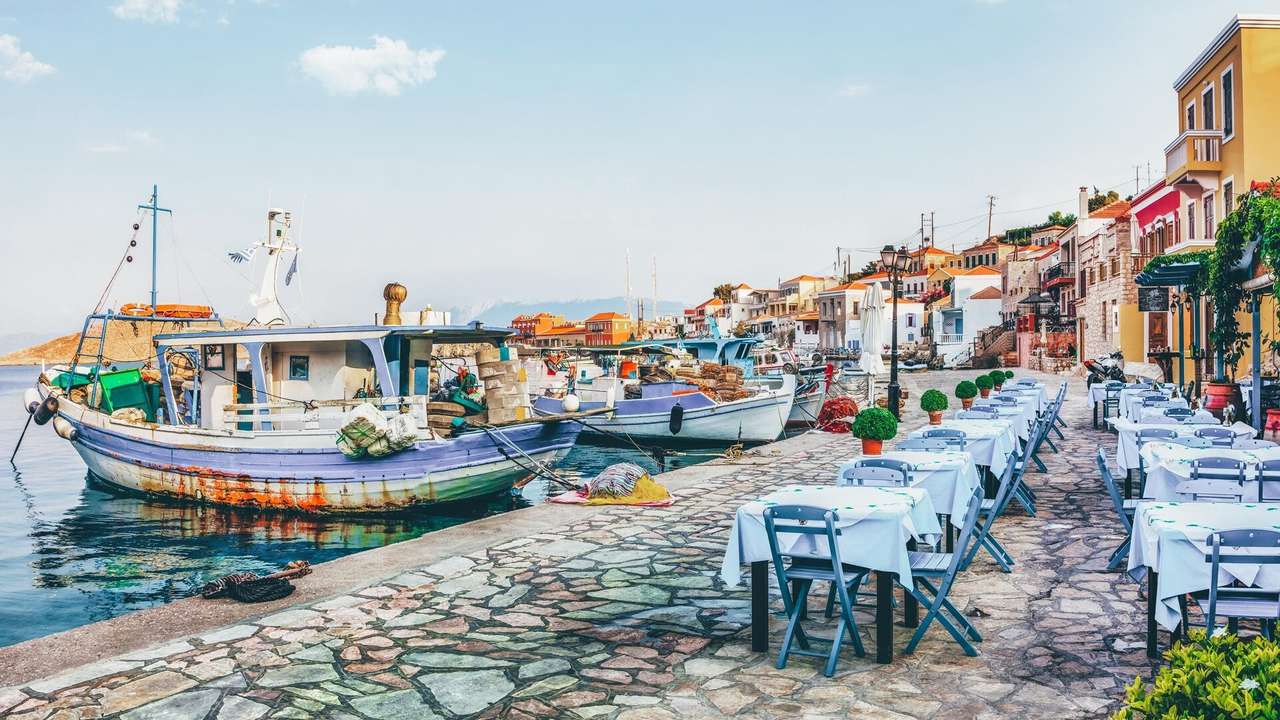 Řecký ostrov Chalki online puzzle