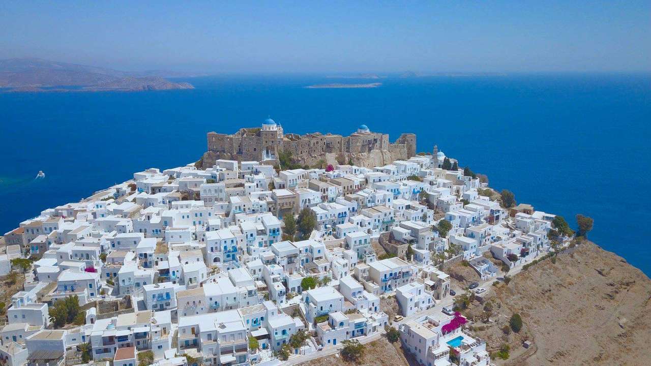 île grecque d'Astypalea puzzle en ligne