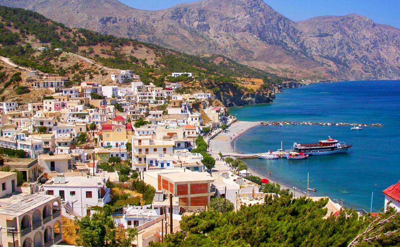 Greek island of Diafani online puzzle