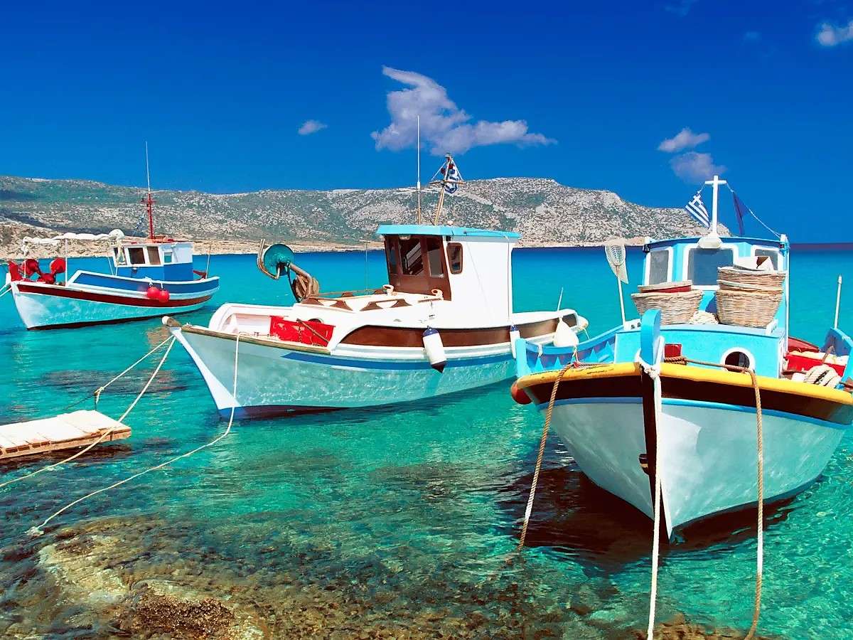 Греческий остров Карпатос онлайн-пазл