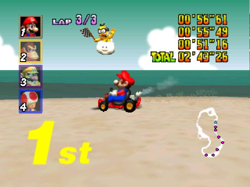 Mario Kart 64 rompecabezas en línea