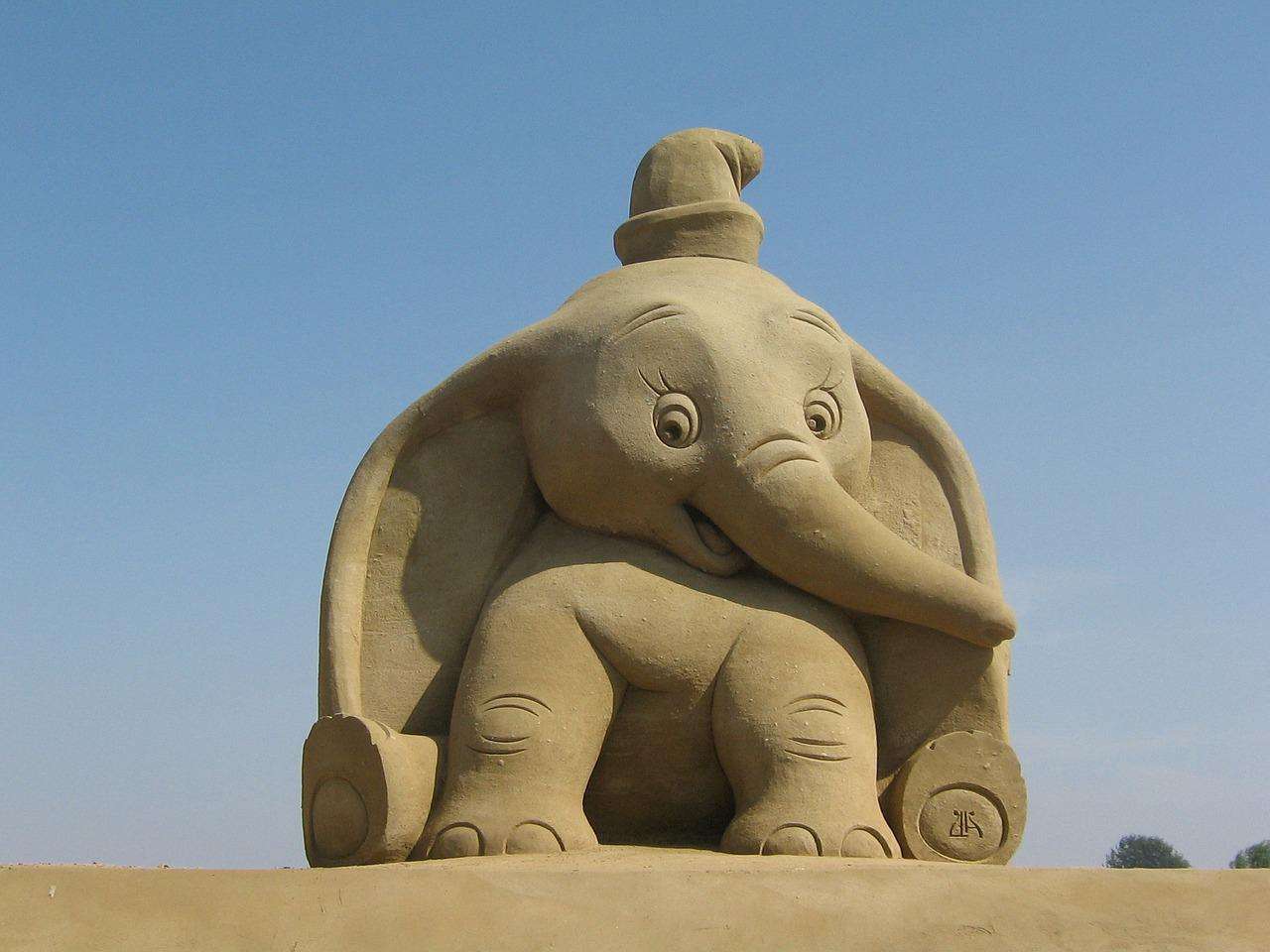Sand staty pussel på nätet